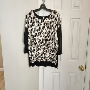 Kensie Animal Print Top